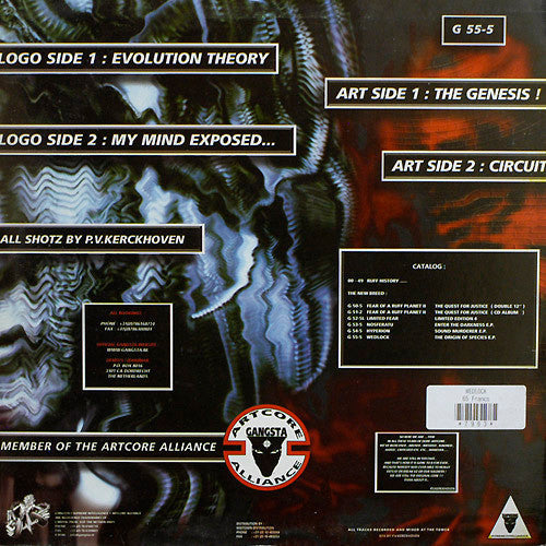 Wedlock - The Origin Of Species E.P. | Very Good (VG) Very Good Plus (VG+)-