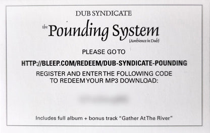 Dub Syndicate - The Pounding System (Ambience In Dub) | Mint (M) Mint (M)-