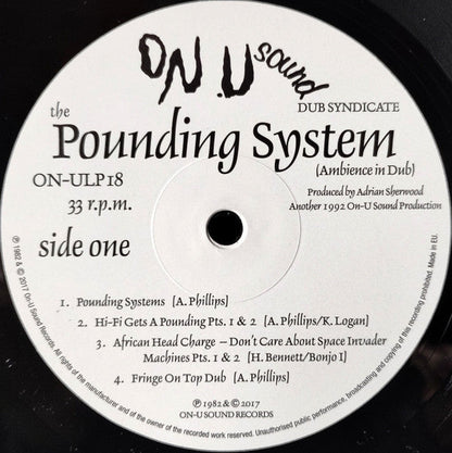 Dub Syndicate - The Pounding System (Ambience In Dub) | Mint (M) Mint (M)-