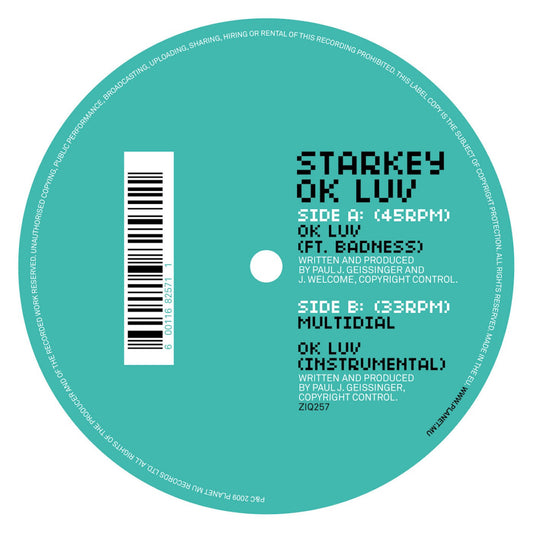 Starkey - OK Luv - 12" (Vinyl) | Mint (M) Mint (M)-
