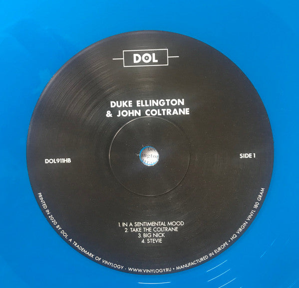 Duke Ellington & John Coltrane Duke Ellington & John Coltrane DOL LP, Album, RE, Blu Mint (M) Mint (M)-