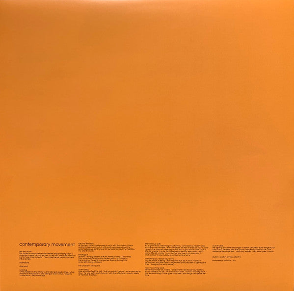 Contemporary Movement (SPLIT COLOR SPLATTER VINYL) | Mint (M) Mint (M)-