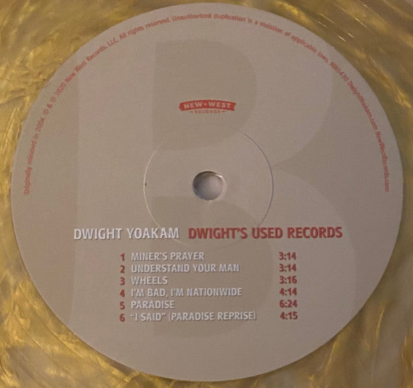 Dwight Yoakam - Dwight's Used Records | Mint (M) Mint (M)-