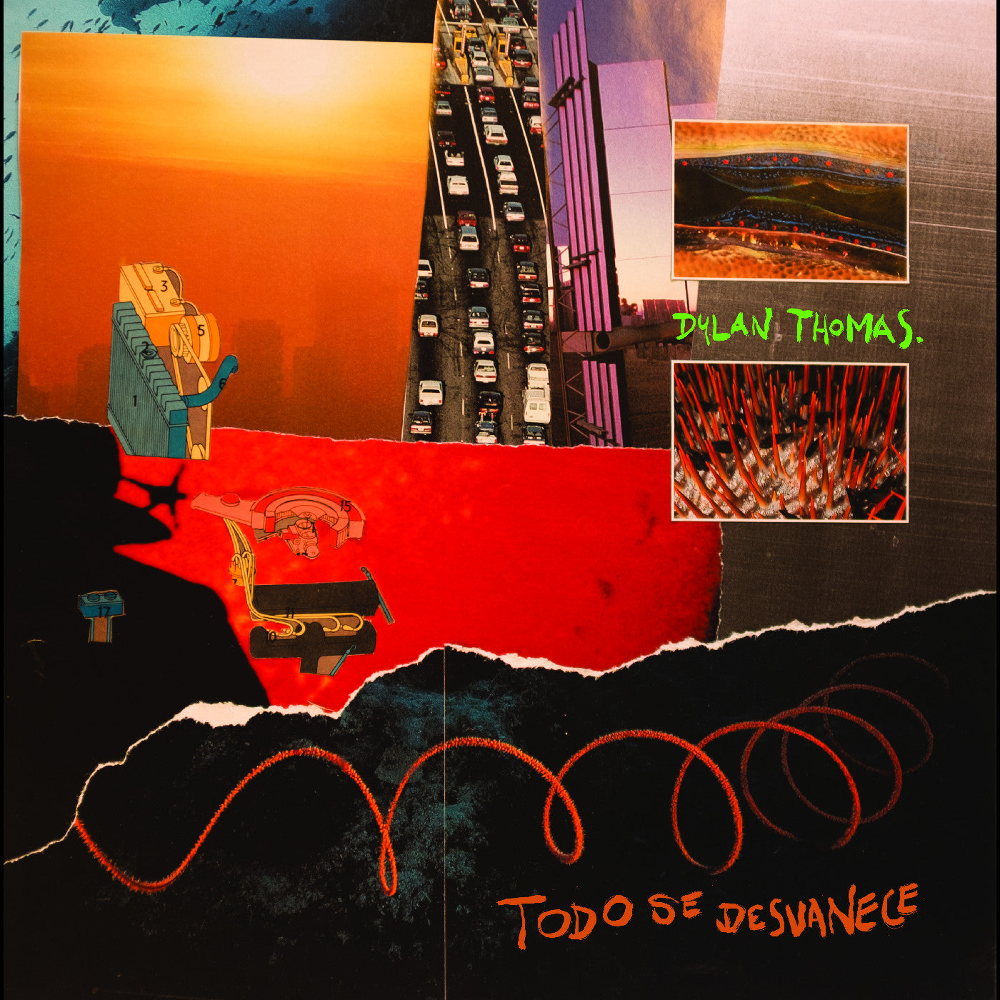 Dylan Thomas - Todo se desvanece (DDL GREEN LEAVES MARBLED VINYL) | Mint (M) Mint (M)-