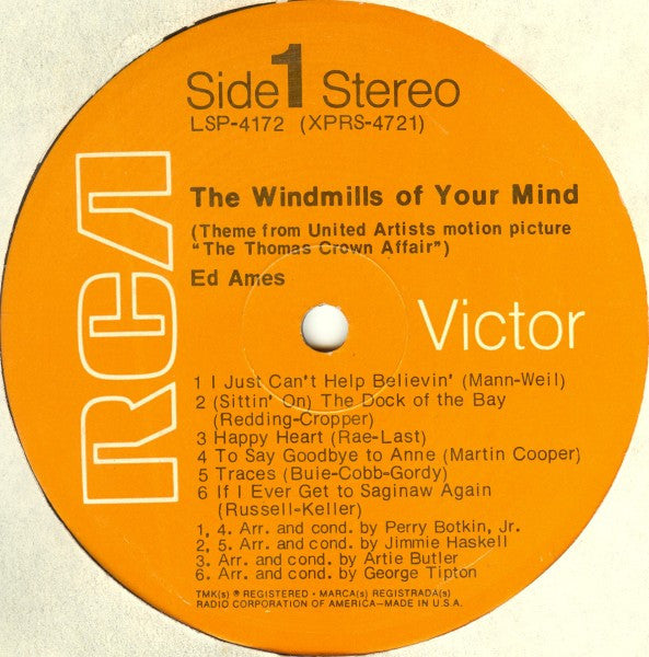 The Windmills Of Your Mind | Mint (M) Near Mint (NM)-
