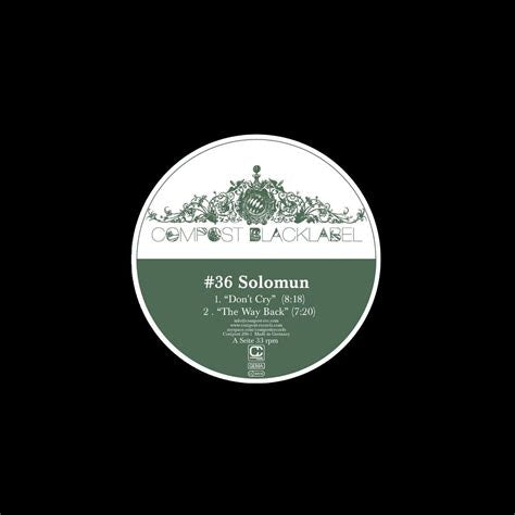 Solomun - (PRESALE 7/31/26) Compost Black Label #36 (12" VINYL) | Mint (M) Mint (M)-