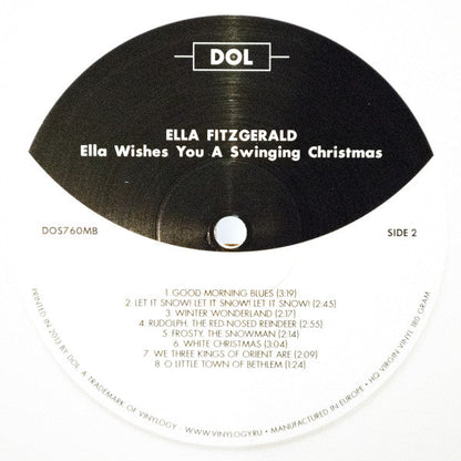 Ella Fitzgerald Ella Wishes You A Swinging Christmas DOL LP, Album, RE, Whi Mint (M) Mint (M)-