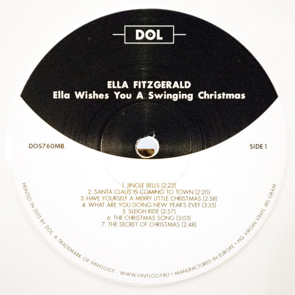 Ella Fitzgerald Ella Wishes You A Swinging Christmas DOL LP, Album, RE, Whi Mint (M) Mint (M)-
