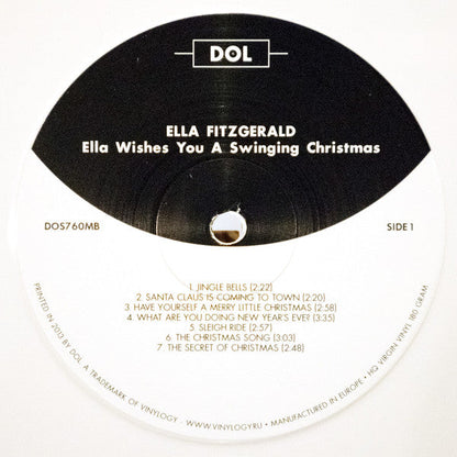 Ella Fitzgerald Ella Wishes You A Swinging Christmas DOL LP, Album, RE, Whi Mint (M) Mint (M)-