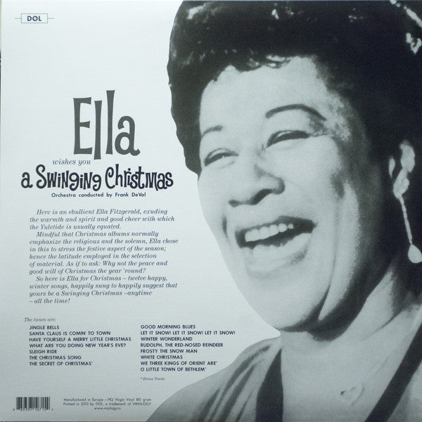 Ella Fitzgerald Ella Wishes You A Swinging Christmas DOL LP, Album, RE, Whi Mint (M) Mint (M)-