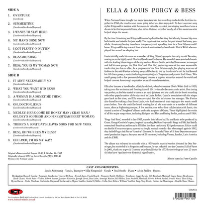 Ella Fitzgerald & Louis Armstrong - Porgy & Bess [Import] | Mint (M) Mint (M)-