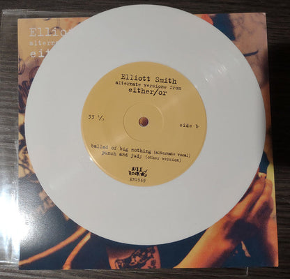 Elliott Smith - alternate versions from either/or (7" WHITE VINYL) | Mint (M) Mint (M)-