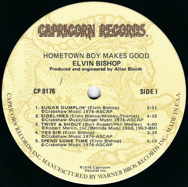 Elvin Bishop - Hometown Boy Makes Good! | Near Mint (NM) Very Good Plus (VG+)-