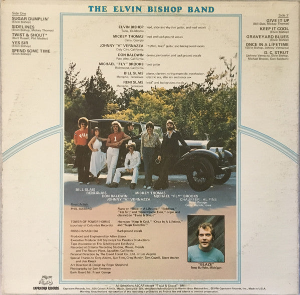 Elvin Bishop - Hometown Boy Makes Good! | Near Mint (NM) Very Good Plus (VG+)-
