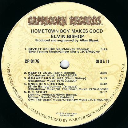 Elvin Bishop - Hometown Boy Makes Good! | Near Mint (NM) Very Good Plus (VG+)-