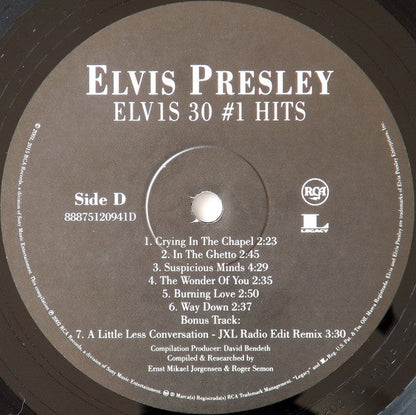 Elvis Presley - ELV1S 30 #1 Hits | Mint (M) Mint (M)-