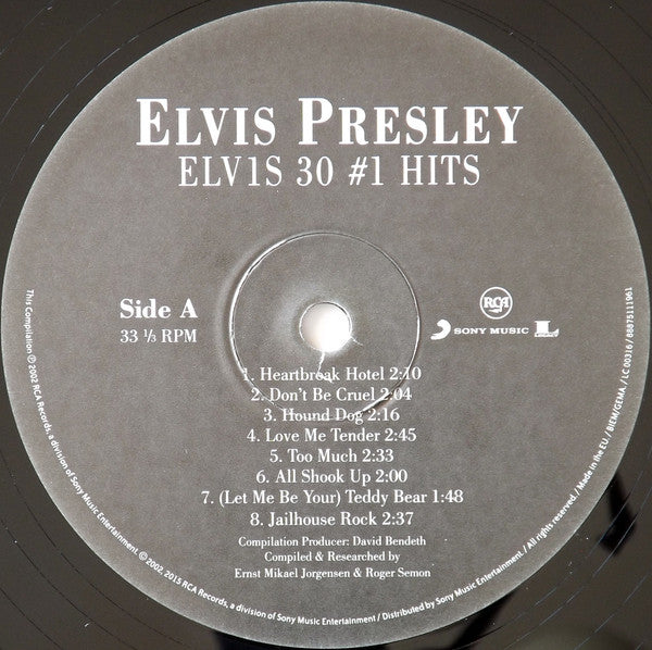 Elvis Presley - ELV1S 30 #1 Hits | Mint (M) Mint (M)-