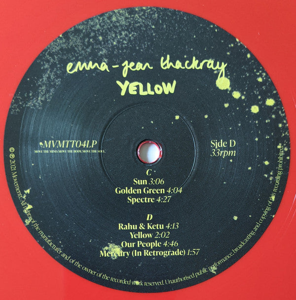 Emma-Jean Thackray - Yellow | Mint (M) Mint (M)-