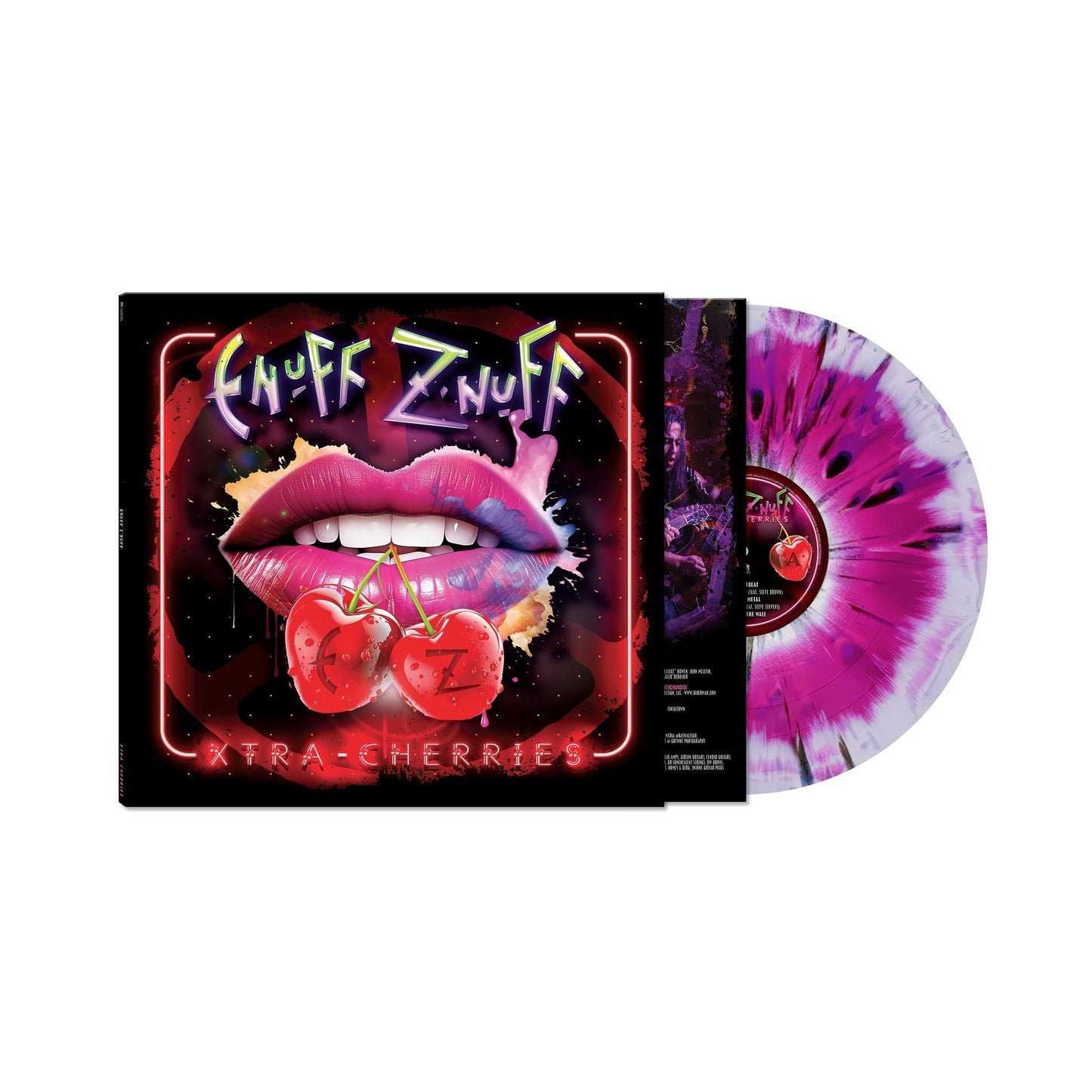 Enuff Z'Nuff - Xtra Cherries (PINK VINYL) | Mint (M) Mint (M)-