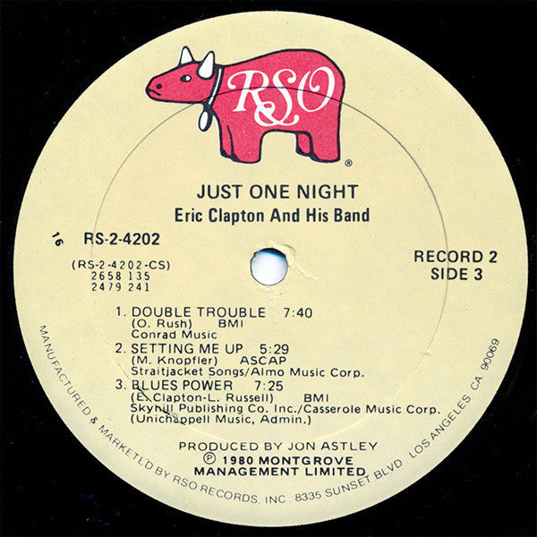 Eric Clapton - Just One Night | Near Mint (NM) Near Mint (NM)-