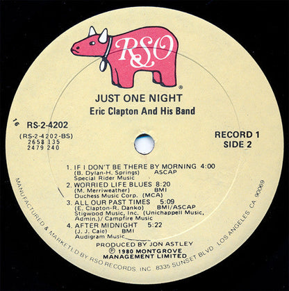 Eric Clapton - Just One Night | Near Mint (NM) Near Mint (NM)-