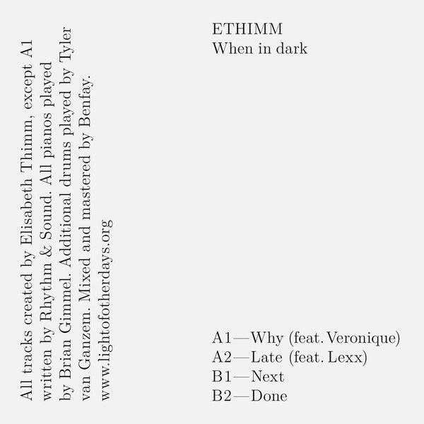 Ethimm - When In Dark | Mint (M) Mint (M)-