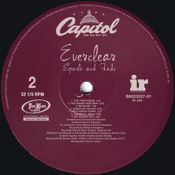Everclear - Sparkle And Fade (VINYL LP) | NEW Mint (M) Mint (M)-