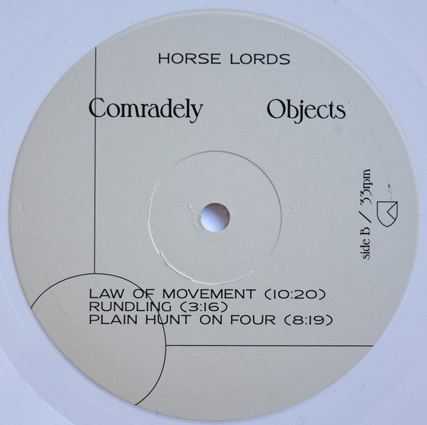 Horse Lords - Comradely Objects (Ltd White VInyl) | Mint (M) Mint (M)-
