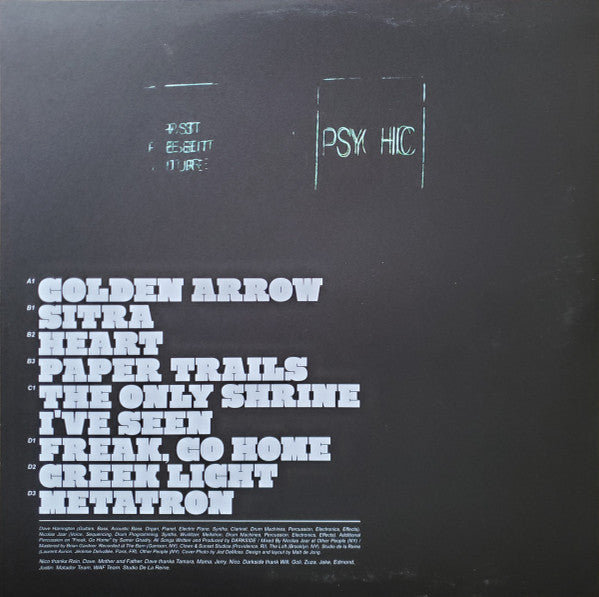 DARKSIDE (22) - Psychic *NICOLAS JAAR* | Mint (M) Mint (M)-