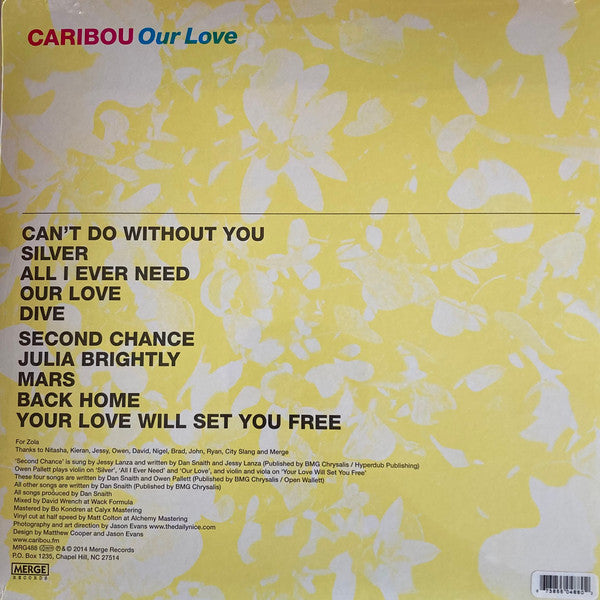Caribou - Our Love (PINK VINYL) | Mint (M) Mint (M)-