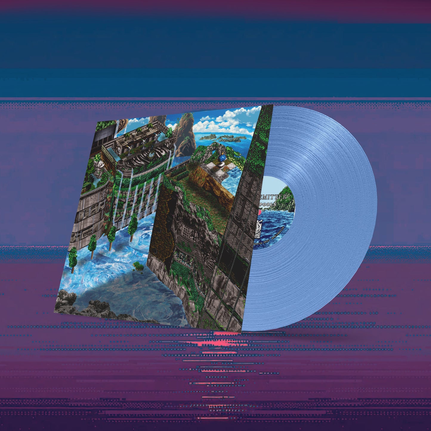 Pulse Emitter - Tide Pools (Clear Blue VINYL) | Mint (M) Mint (M)-