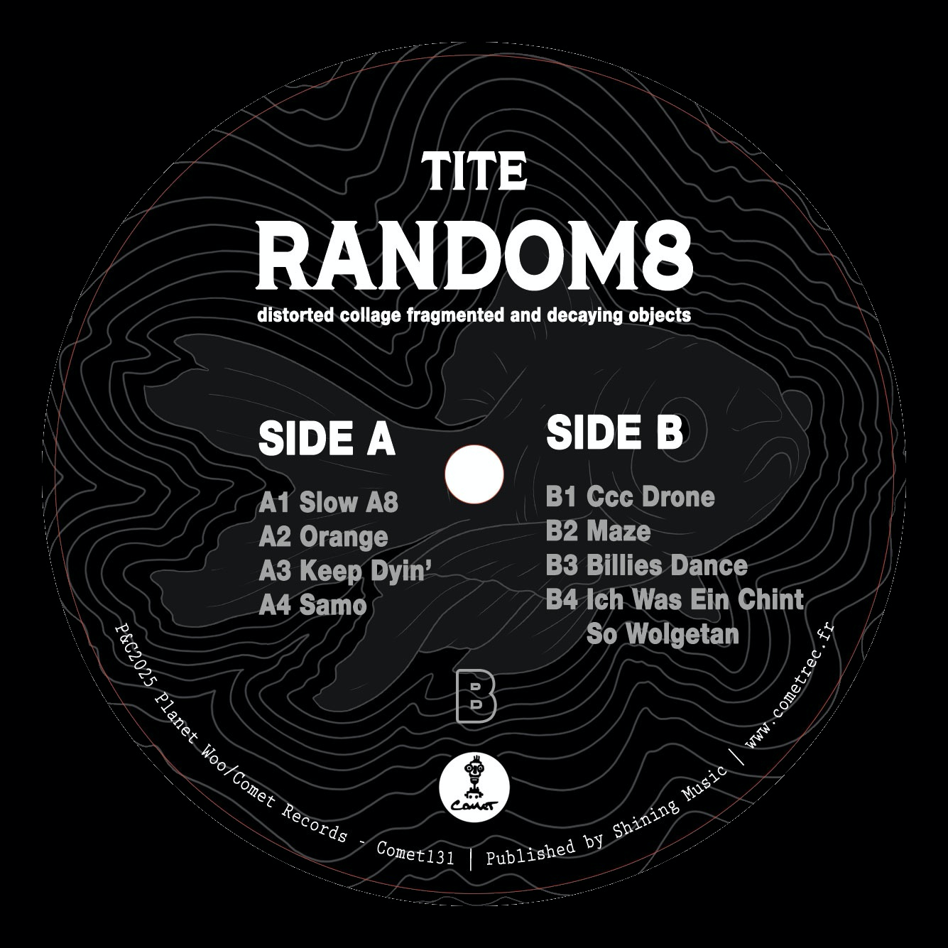 TITE - Random 8 : distorted collage fragmented and decaying objects (VINYL) | Mint (M) Mint (M)-