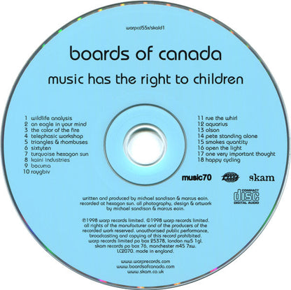 Boards Of Canada - Music Has The Right To Children *CD* | Mint (M) Mint (M)-