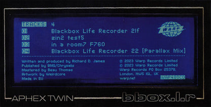 Aphex Twin - Blackbox Life Recorder 21f / In A Room7 F760 (VINYL) | Mint (M) Mint (M)-