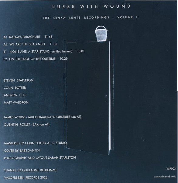Nurse With Wound - On The Edge Of The Outside: The Lenka Lente Recordings - Volume II (VINYL LP Vasopressin VSP003) | NEW-