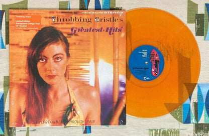 Throbbing Gristle - Throbbing Gristle's Greatest Hits (Entertainment Through Pain)(ORANGE VINYL LP Mute TGLP7) | NEW-