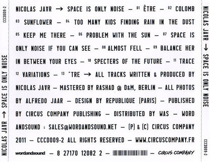 Nicolas Jaar - Space Is Only Noise (CD) | Mint (M) Mint (M)-