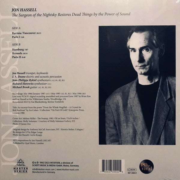 Jon Hassell - The Surgeon Of The Nightsky Restores Dead Things By The Power Of Sound | Mint (M) Mint (M)-