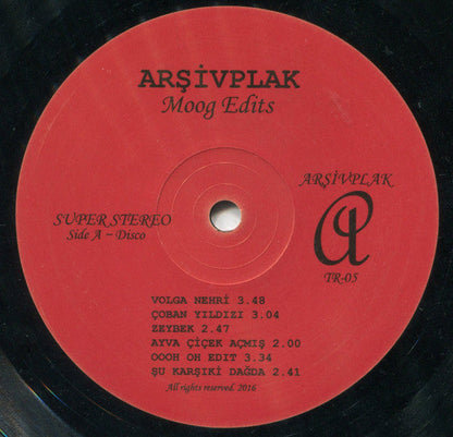 Arşivplak - Moog Edits (VINYL) | Mint (M) Mint (M)-