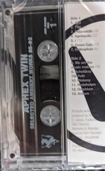 Aphex Twin - Selected Ambient Works 85-92 (UNOFFICIAL CASSETTE) | Mint (M) Mint (M)-