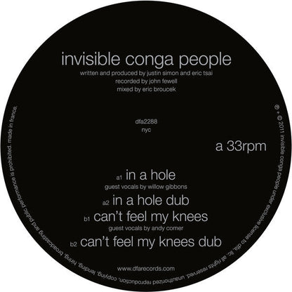 Invisible Conga People - In A Hole (12" VINYL) | Near Mint- (NM-) Generic-