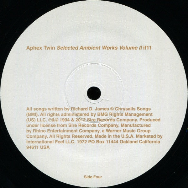Aphex Twin - Selected Ambient Works Volume II (VINYL 3LP) | Near Mint (NM or M-) Near Mint- (NM-)-
