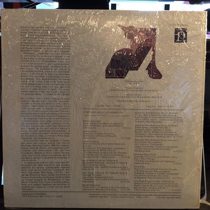 Charles Wuorinen - Time's Encomium (For Synthesized & Processed Synthesized Sound) (VINYL) | Near Mint (NM or M-)-