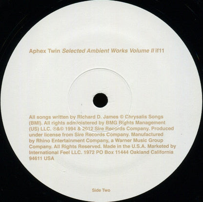 Aphex Twin - Selected Ambient Works Volume II (VINYL 3LP) | Near Mint (NM or M-) Near Mint- (NM-)-