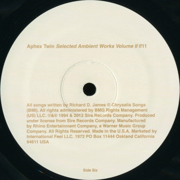 Aphex Twin - Selected Ambient Works Volume II (VINYL 3LP) | Near Mint (NM or M-) Near Mint- (NM-)-
