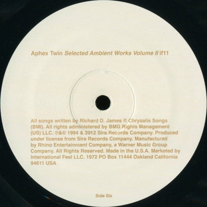 Aphex Twin - Selected Ambient Works Volume II (VINYL 3LP) | Near Mint (NM or M-) Near Mint- (NM-)-