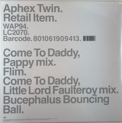 Aphex Twin - Come To Daddy | Mint (M) Mint (M)-