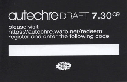 Autechre - Draft 7.30 | Mint (M) Mint (M)-