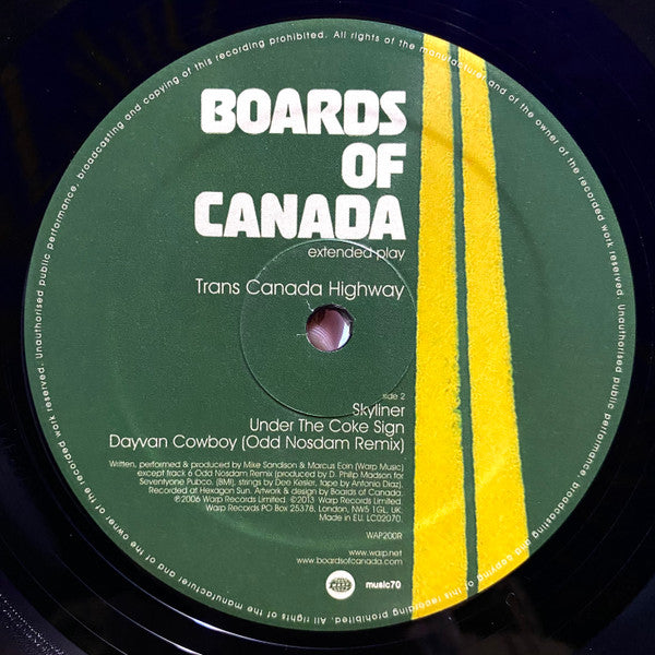 Boards Of Canada - Trans Canada Highway | Mint (M) Mint (M)-