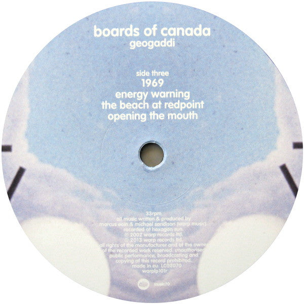 Boards Of Canada - Geogaddi (3xVINYL) | Mint (M) Mint (M)-